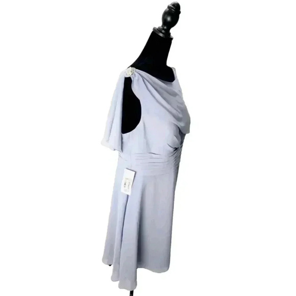 Azazie Keely Dress Dusty Blue Formal Dress - Picture 5 of 15